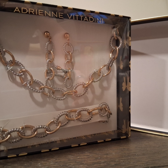 Adrienne Vittadini Jewelry - Adrienne Vittadini Gold and Silver Jewelry Set